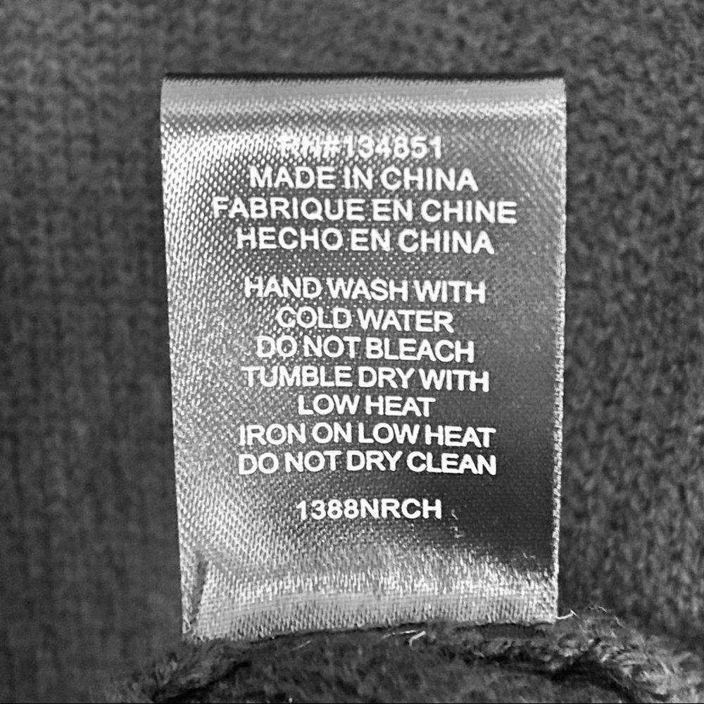 NEW WAYF Nordstrom Black Lola Puff Balloon Sleeve Knit Sweater Mini Dress XS - Picture 8 of 8